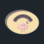 Procrastination Level: Expert – Funny Brain  Car Magnet<br><div class="desc">Procrastination Level: Expert – Funny Brain Sticker for Overthinkers This sticker gets it. A cute, confused brain trapped in decision paralysis? It’s the aesthetic. Whether you’re a master of delay tactics or just vibing with your unfinished to-do list, this sticker brings fun to your favorite kind of chaos. Stick it...</div>