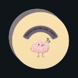 Procrastination Level: Expert – Funny Brain  Car Magnet<br><div class="desc">Procrastination Level: Expert – Funny Brain Sticker for Overthinkers This sticker gets it. A cute, confused brain trapped in decision paralysis? It’s the aesthetic. Whether you’re a master of delay tactics or just vibing with your unfinished to-do list, this sticker brings fun to your favorite kind of chaos. Stick it...</div>
