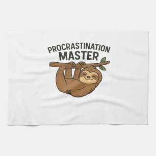Procrastination Master Classic T-Shirt Kitchen Towel
