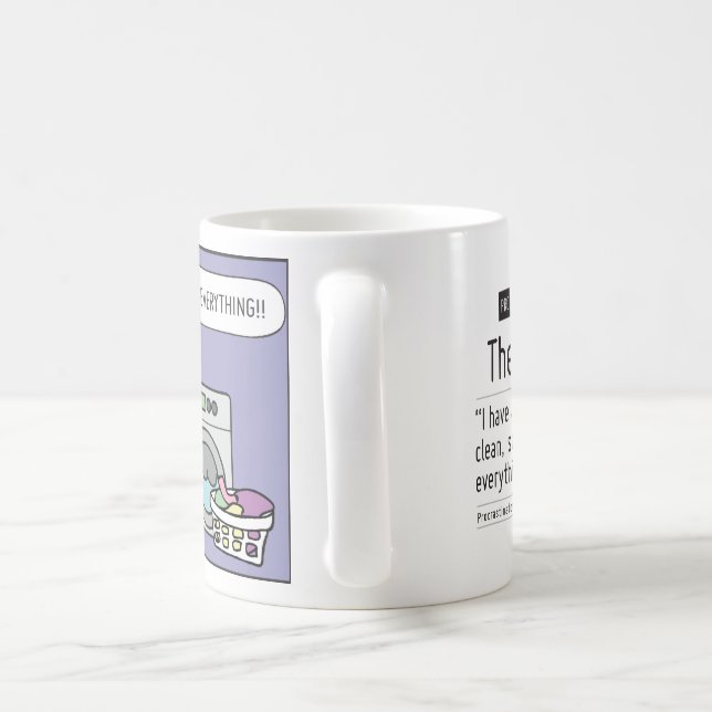 Procrastinator's Cup: The Cleaner Coffee Mug (Handle)