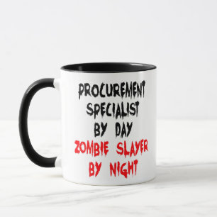 Procurement Specialist Zombie Joke Mug