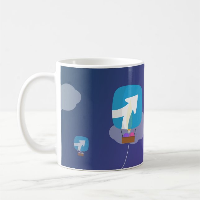 ProdPad 'Up, Up and Away' Coffee Mug (Left)