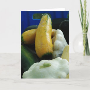 Produce at a Farmer's Market Card