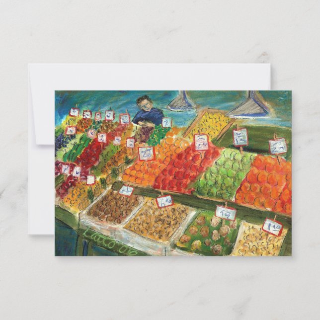 Produce Vendor Invite Cards (Pike Place Market) (Front)