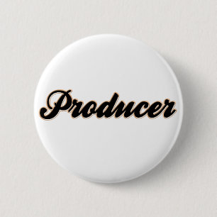 Producer Baseball Style 2 Inch Round Button