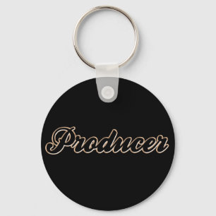Producer Baseball Style Keychain
