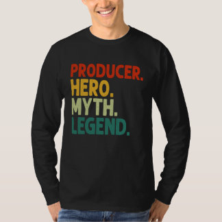 Producer Hero Myth Legend Vintage Producer T-Shirt