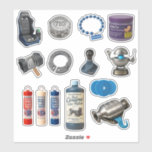 Product Assortment 1<br><div class="desc">Finally, all your favourite imaginary parts in one place, just flat, sticky, and less likely to void a warranty. This KaleCoAuto Product Sticker Sheet includes a glorious assortment of our most suspiciously engineered items. Slap them on your toolbox, your laptop, or your friend’s car when they’re not looking. It’s the...</div>