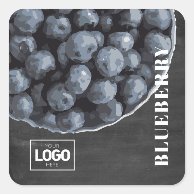 Product Brandy Blueberry Logo Stickers (Front)