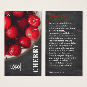 Product Brandy Cherry Logo Hang Tags