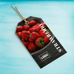 Product Brandy Strawberry Logo Hang Tags