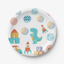 🦕 Product: Dinosaur Birthday Party Paper Plate