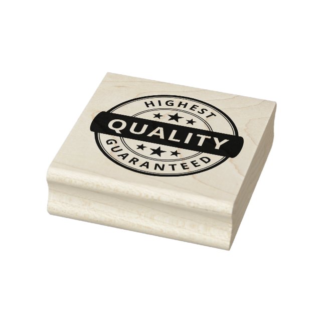 PRODUCT GUARANTEED QUALITY RUBBER STAMP (Stamp)