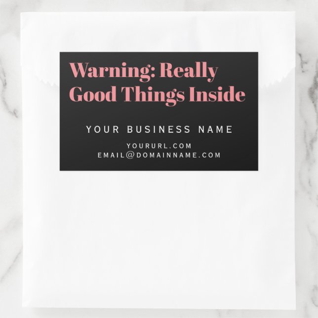 Product Label, Business Purchase Box Packaging, Sticker (Bag)