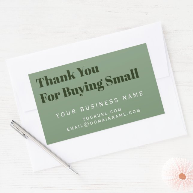 Product Label, Business Purchase Box Packaging, Sticker (Envelope)