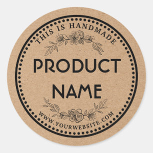 Product Label Kraft Paper