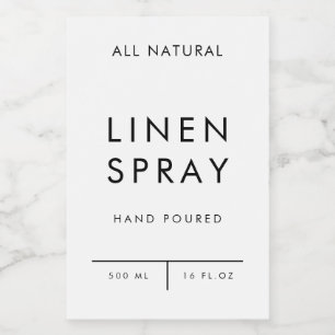 product label organisation storage - LINEN SPRAY