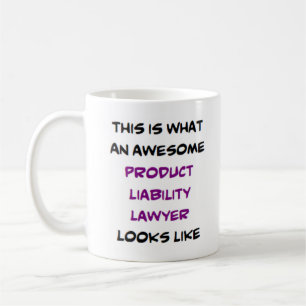 product liability lawyer, awesome coffee mug