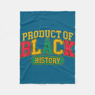 Product of black history african american heritage fleece blanket