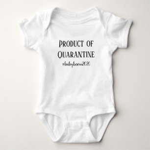 Product Of Quarantine Funny Baby Boom 2020 Bodysuit