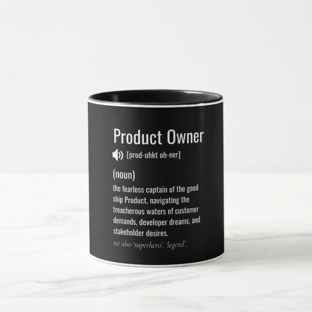Product Owner Definition Mug (Center)