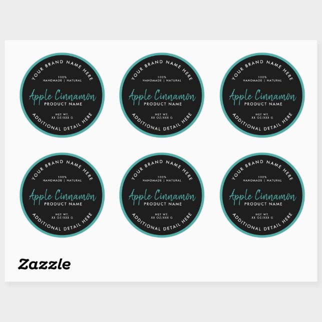 Product Round Label (Sheet)