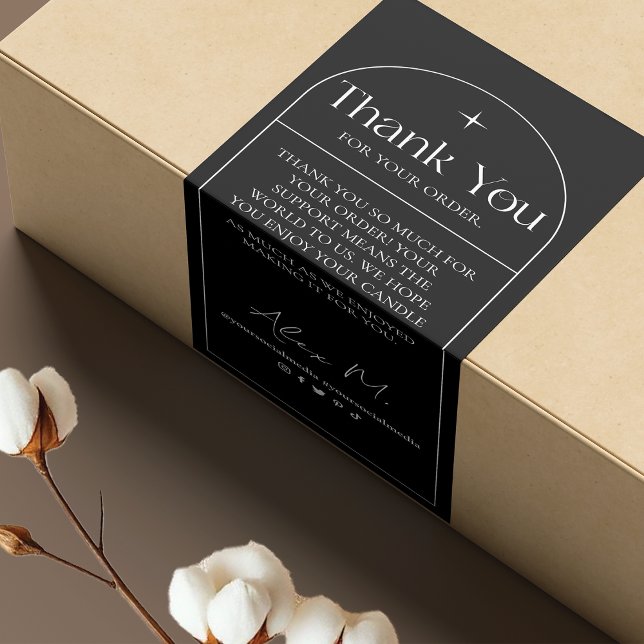 Product Thank You Packaging Box Label (Creator Uploaded)