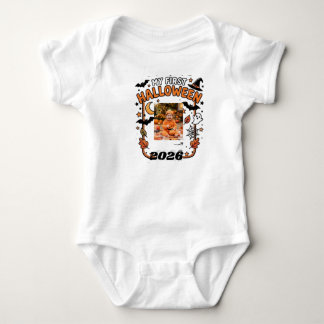 Product Title: Custom My First Halloween 2026 Baby Bodysuit