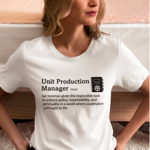 Production Manager Definition Light Mode - Movie T-Shirt