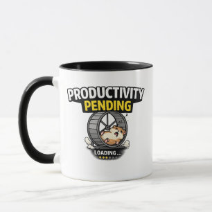 Productivity Pending Funny Hamster Loading Mug