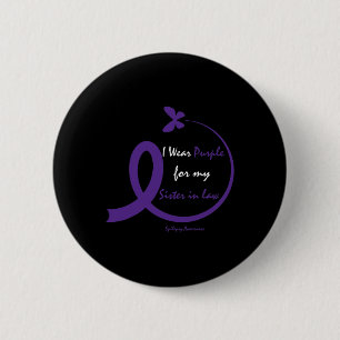 Products Gifts Wear Purple Sister In Law Epilepsy 2 Inch Round Button