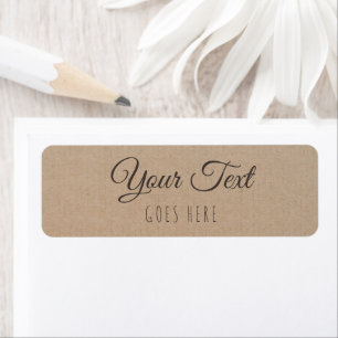 Produit artisanal Vintage papier Kraft tendance si