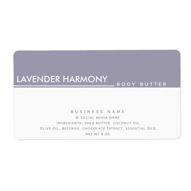 Produit de typographie de luxe moderne simple (Devant)