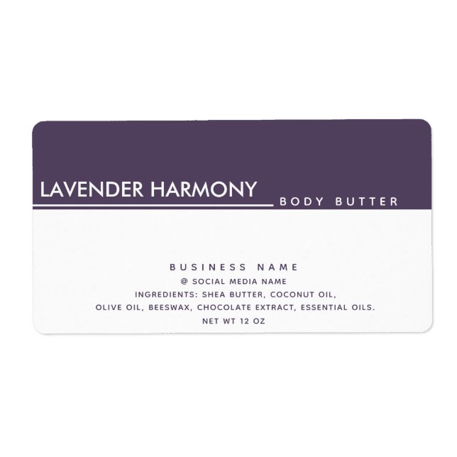 Produit de typographie de luxe moderne simple (Devant)