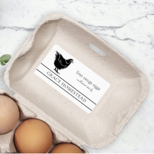 Produit en carton d'oeuf de poulet de ferme simple
