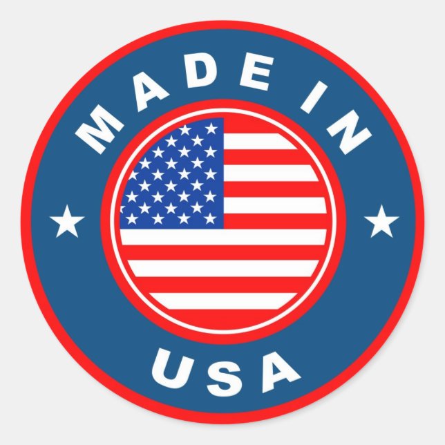 produit pays drapeau étiquette fabriqué en amériqu (Devant)