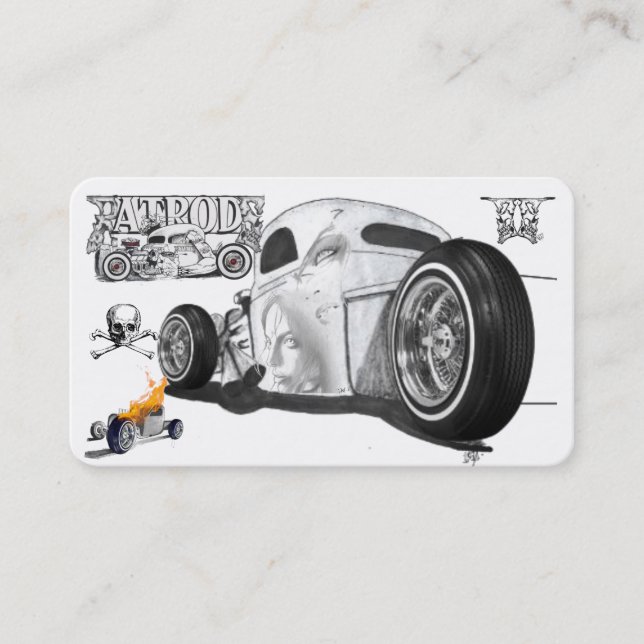 Produits chauds et automobiles - Idées Cartes de v (Devant)
