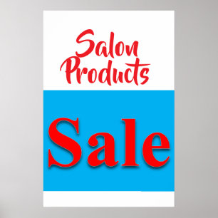 Produits de salon de beauté vente affiches de coif