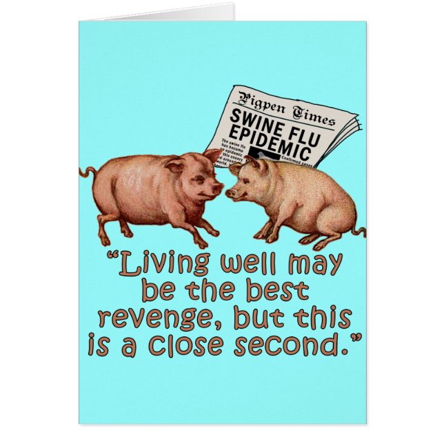Produits Humours de la grippe porcine (Devant)