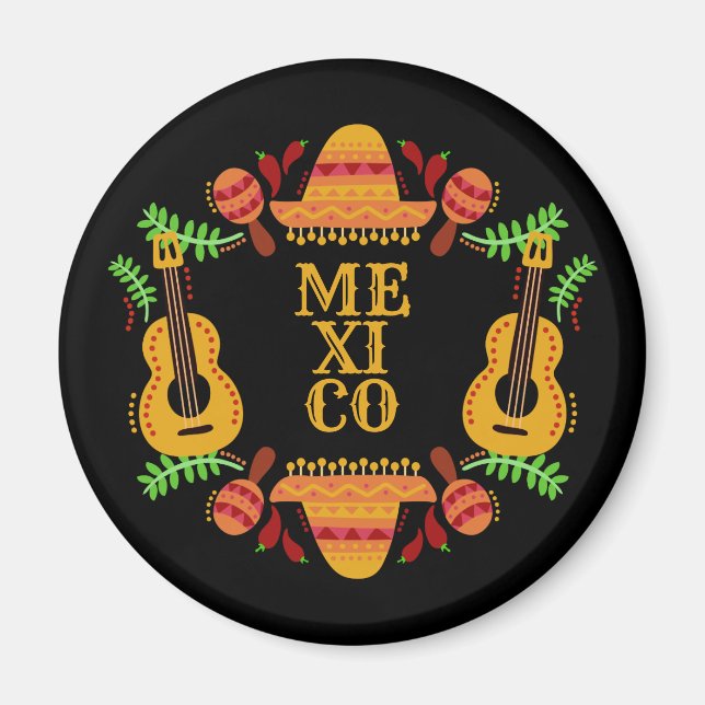 Produits mexicains magnets personnalisés (Devant)