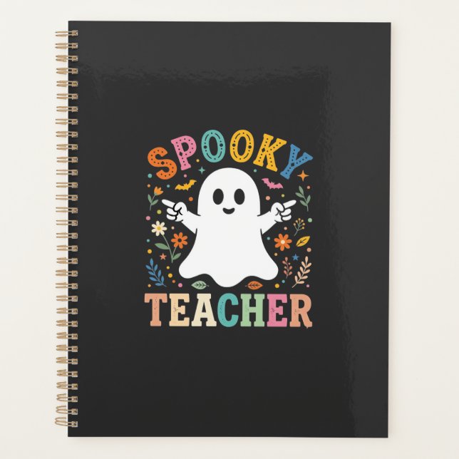 Prof Enseignant Fantôme Mignon Halloween Création_ (Devant)
