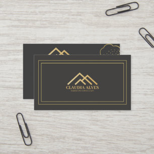 Profesional Business Card Modern GOLD BALCK