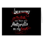 Professeur de danse - empreintes de pas sur le