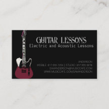Professeur de guitare | Appel de leçons électrique