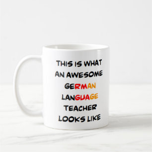 professeur de langue allemande, stupéfiant Mug