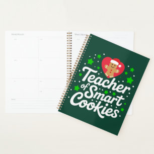 Professeur de Noël de cookies intelligents Vie d'e