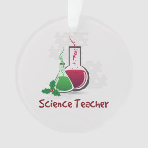 Professeur de sciences, expériences Joyeux Noël
