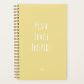 Professeur de script motivant jaune pastel joyeux