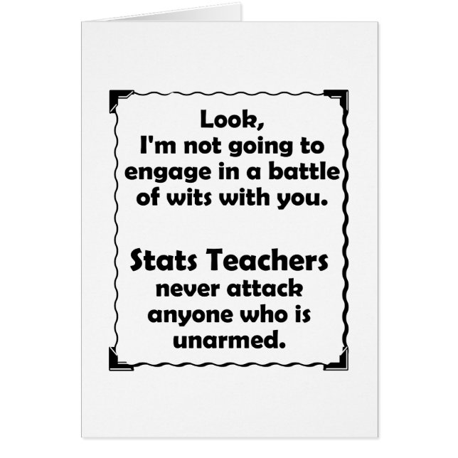 Professeur de stat de joute d'esprit (Devant)