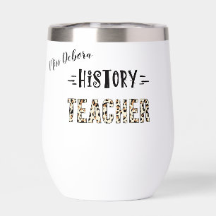 Professeur d'histoire leopard tigerprint personnal